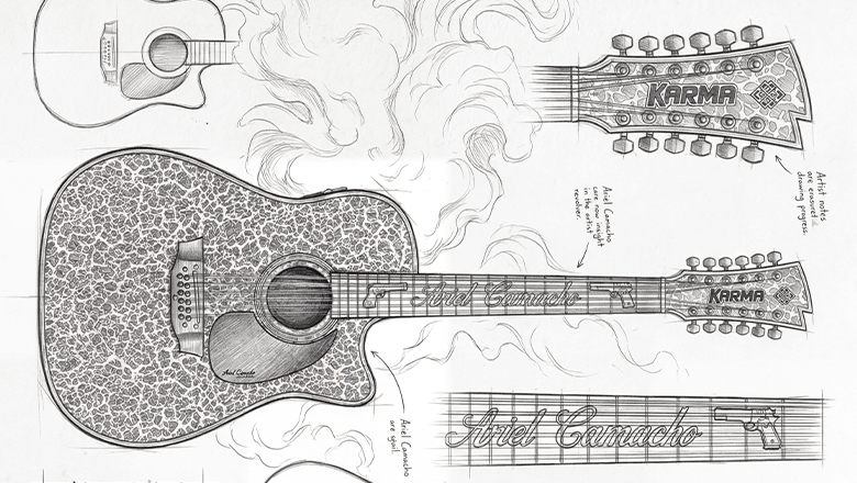 Ariel Camacho Guitar Special Edition - Karma Guitars, Inc.