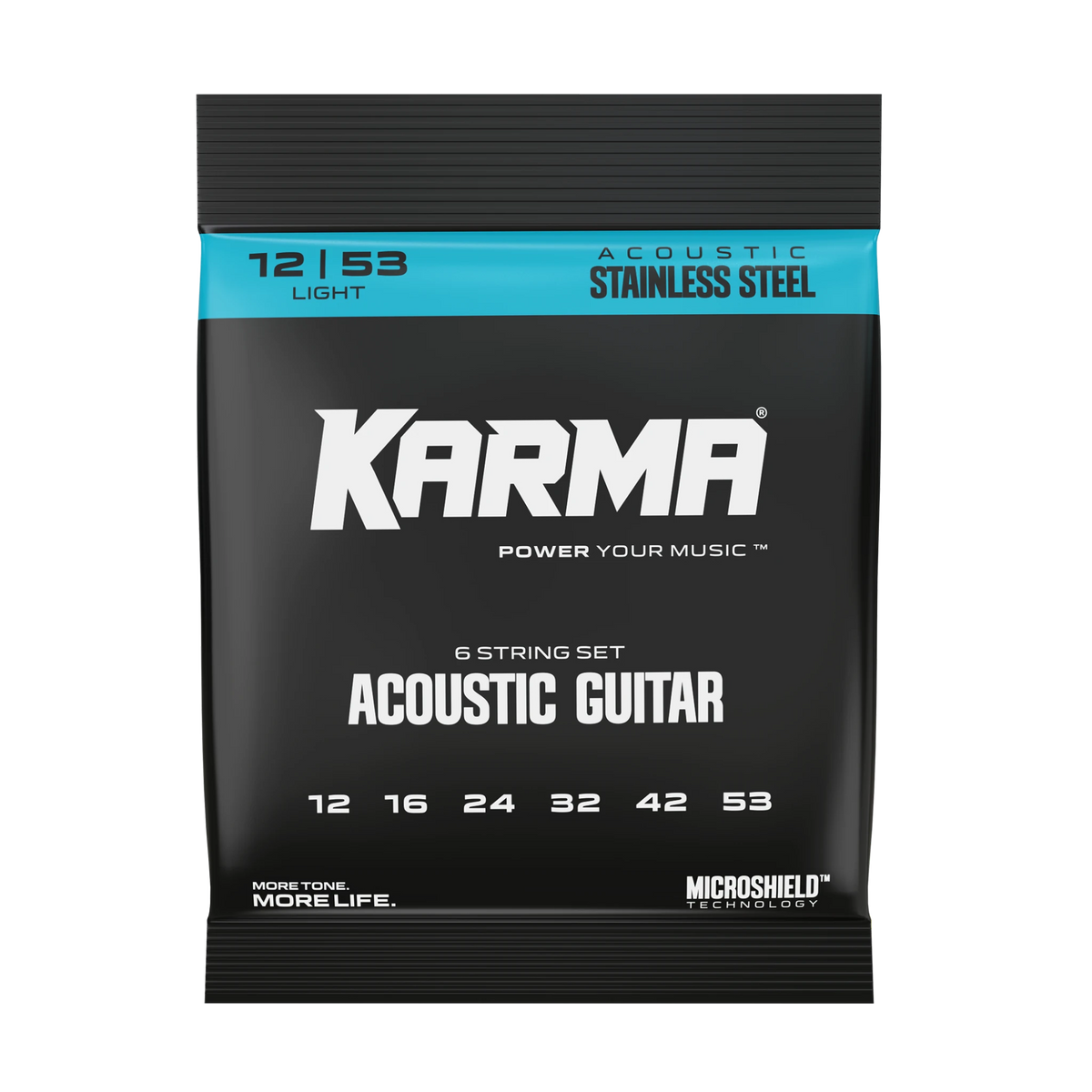12|53 STAINLESS STEEL : Acoustic Guitar Strings - Karma Guitars, Inc.