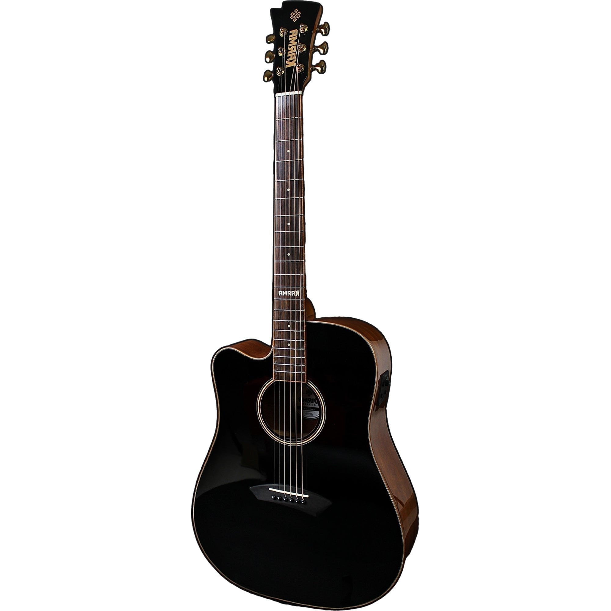 ENSO 6 - BLK + ESTUCHE RÍGIDO | (Left - Handed) - Karma Guitars, Inc.