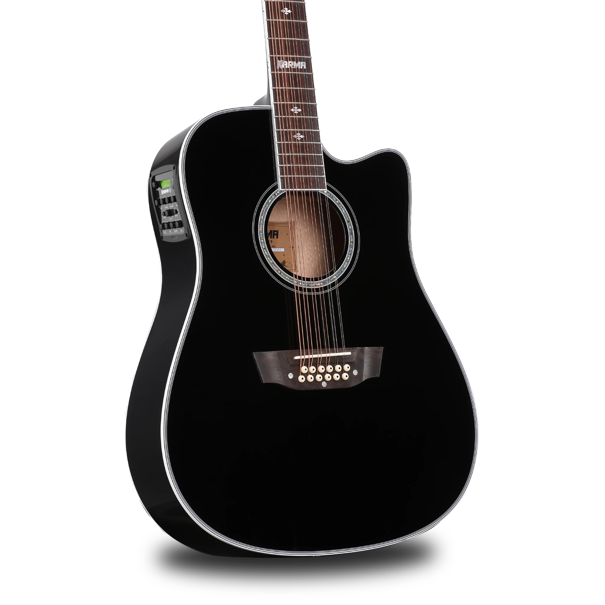 KARMA ENSO 12-BLK 🔥 PRE-VENTA - Karma Guitars, Inc.