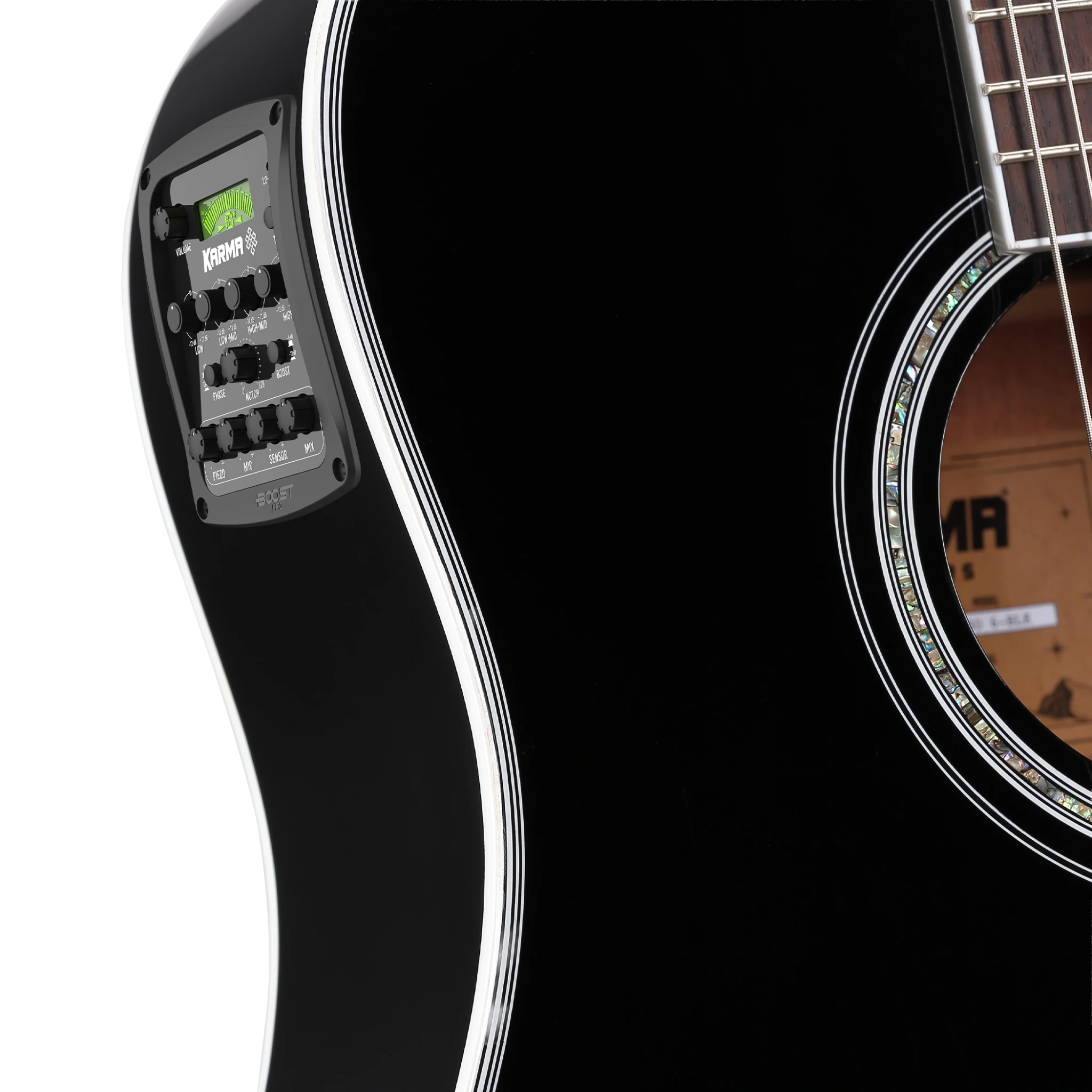 KARMA ENSO 6-BLK 🔥 PRE-VENTA - Karma Guitars, Inc.