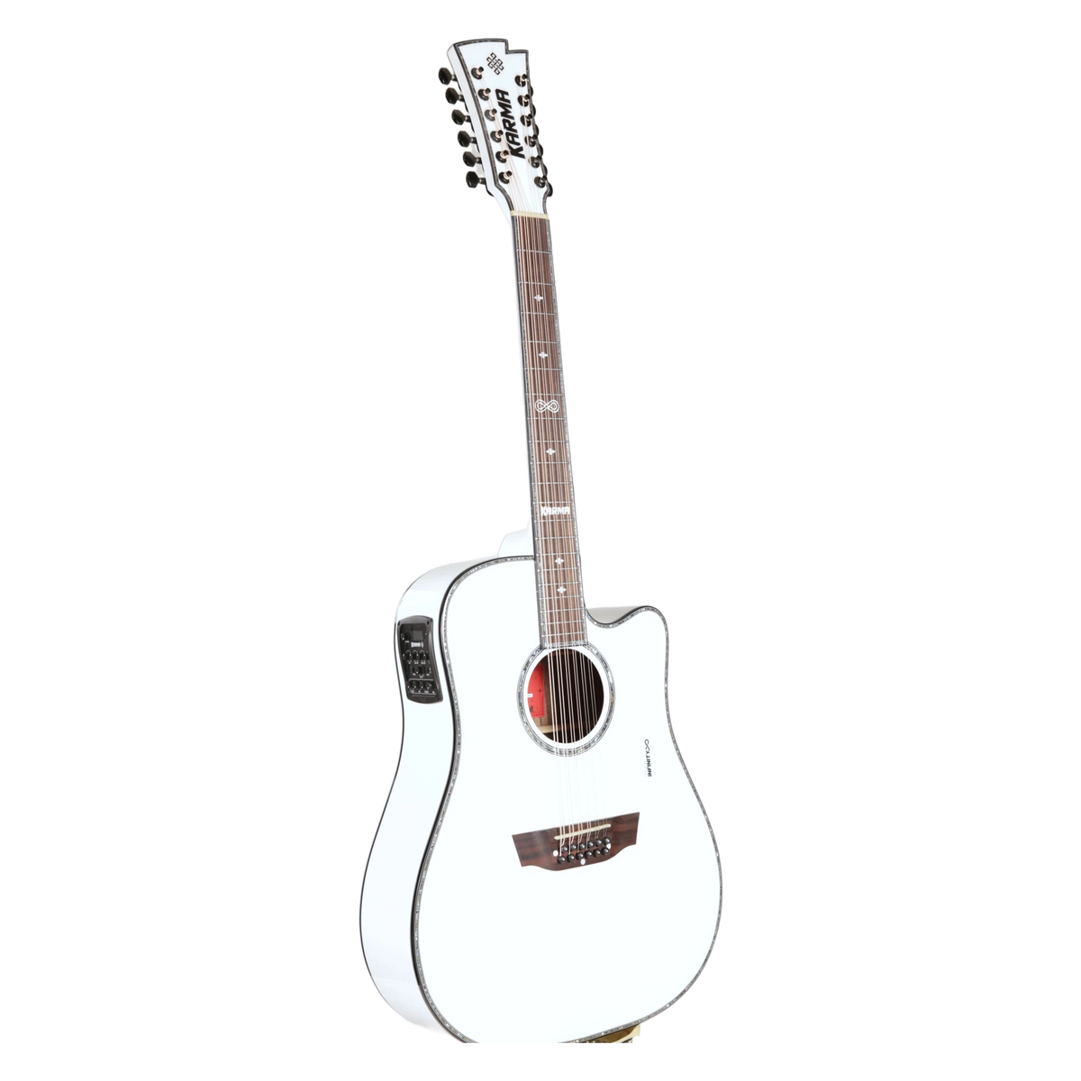 Karma Infinity 12-WHI vista tres cuartos