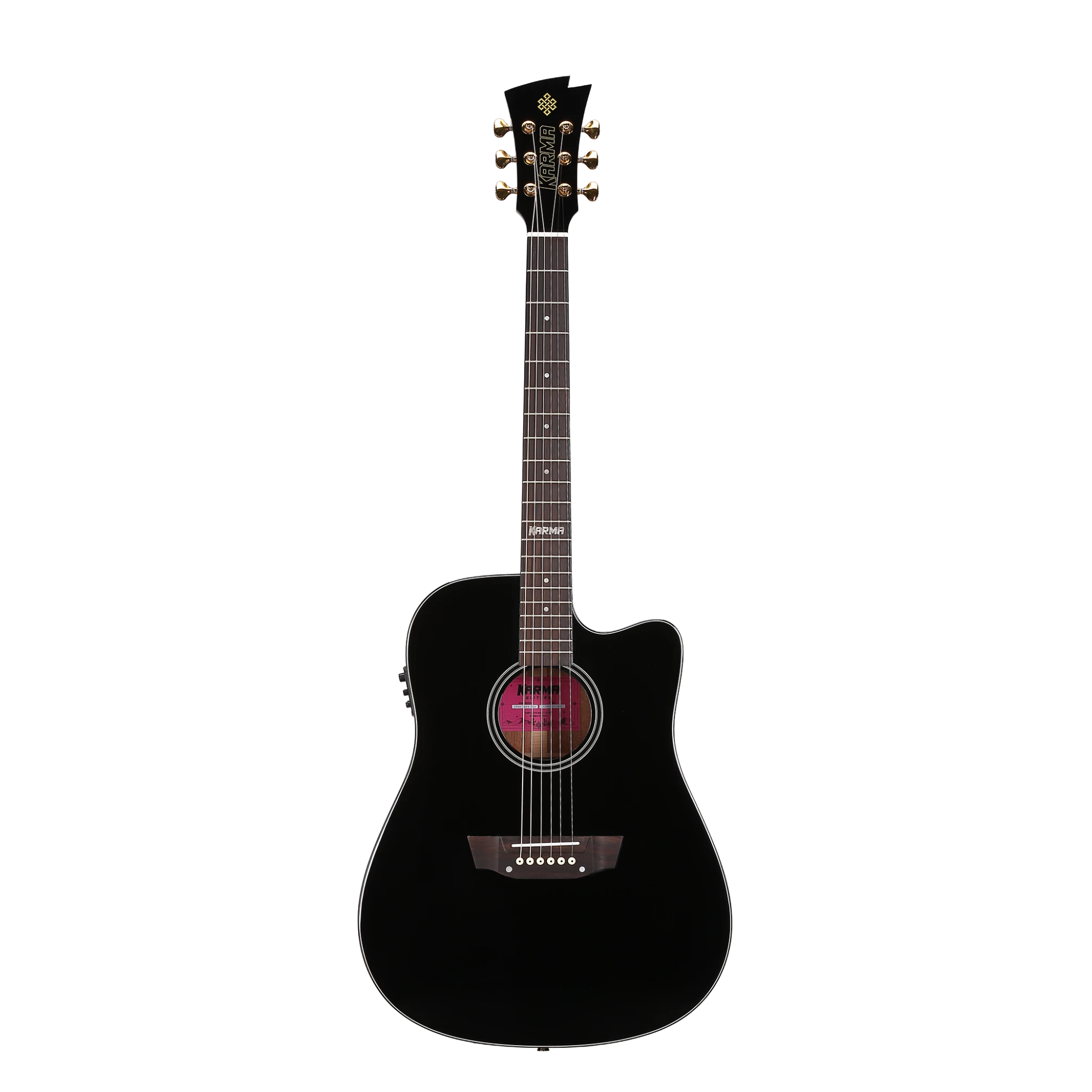 KARMA LOTUS 6-BLK 🔥 PRE-VENTA - Karma Guitars, Inc.