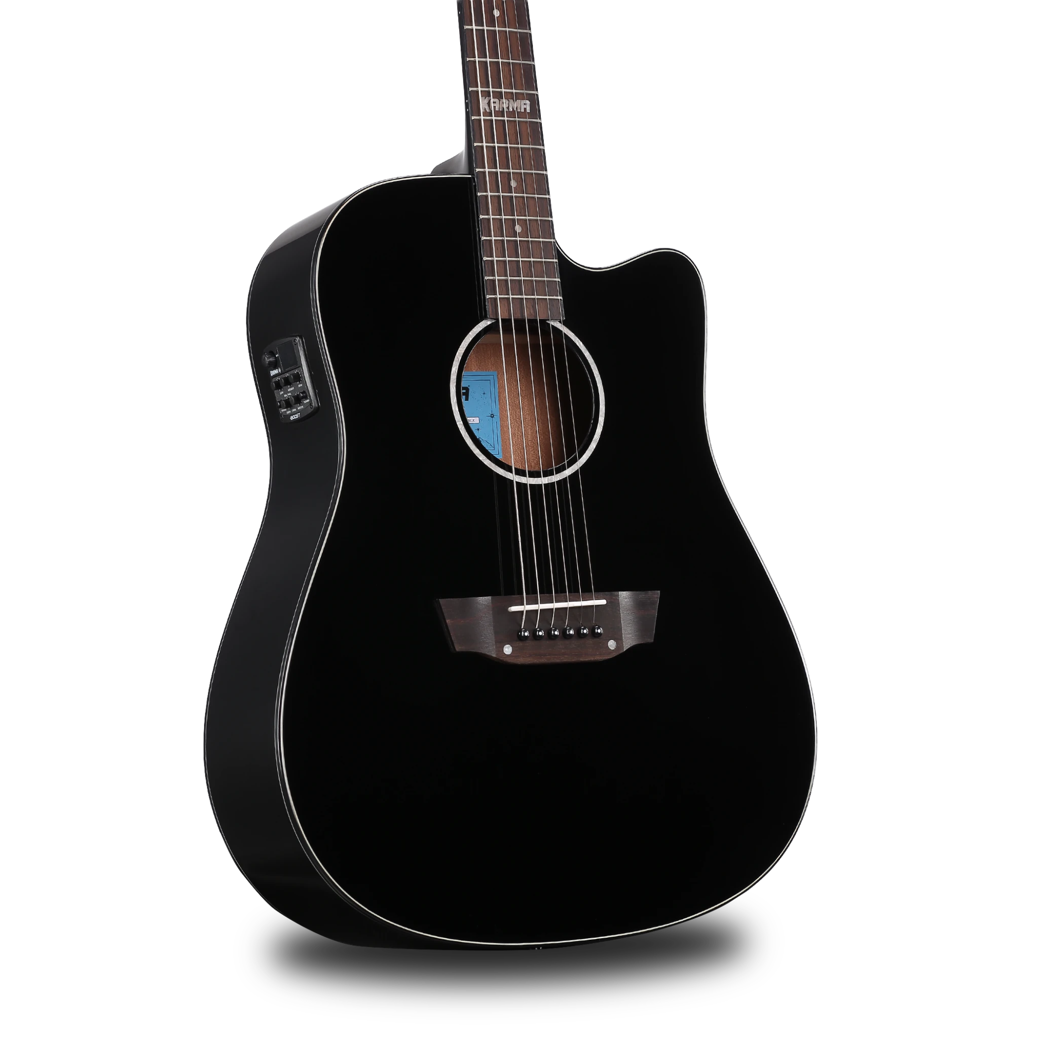 KARMA SPIRIT 6-BLK - Guitarra Para Regional Mexicano y Corridos Tumbados