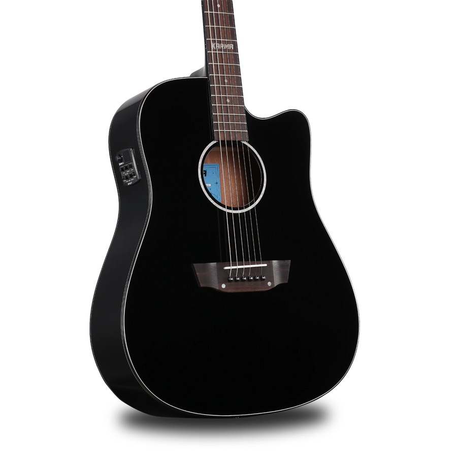 Guitarra Karma Spirit 6-BLK (armonía), negro brillante