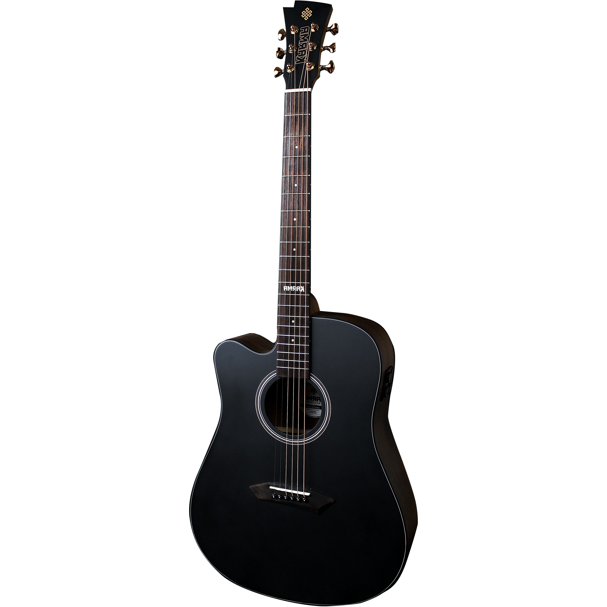 LOTUS 6 - BLK | (Left - Handed) - Karma Guitars, Inc.