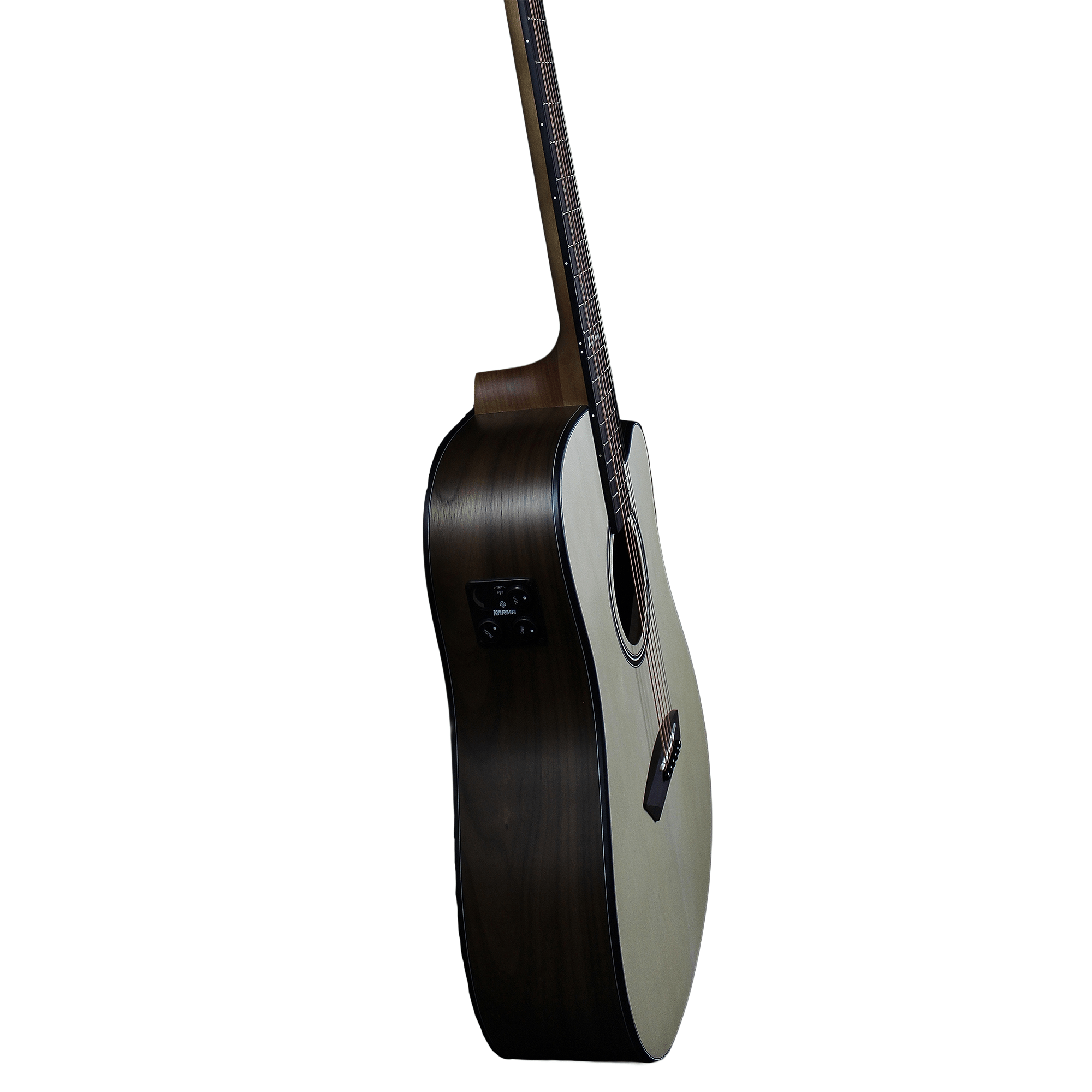LOTUS 6 - NAT | (Left - Handed) - Karma Guitars, Inc.