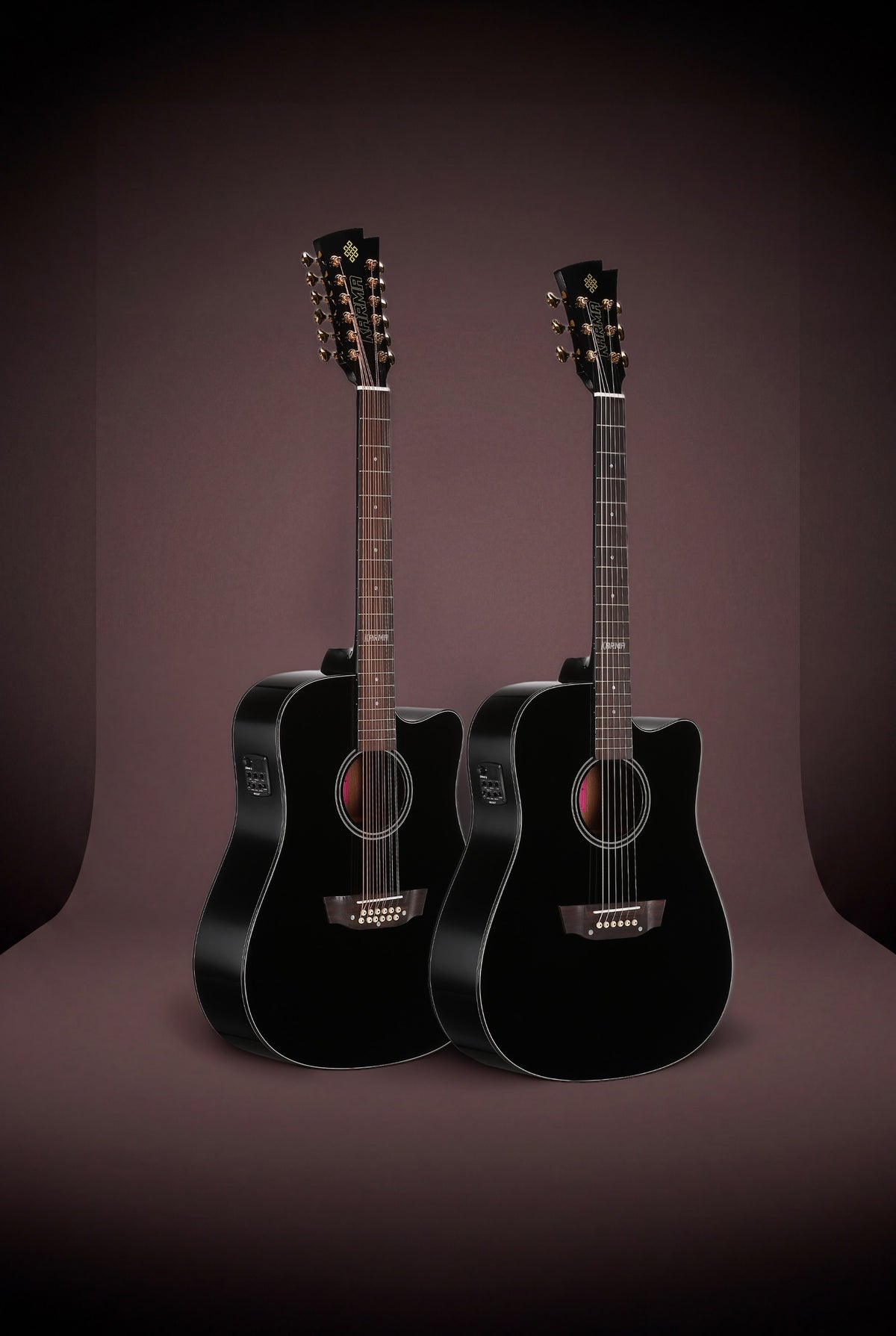 Set Karma Lotus BLK: docerola y guitarra en color negro