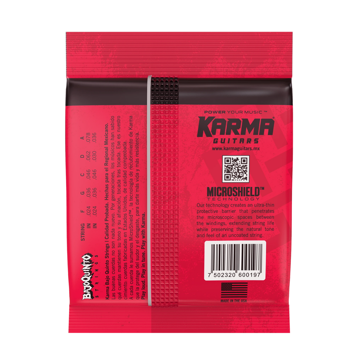 STAINLESS STEEL : Bajo Quinto Strings (Ball End) - Karma Guitars, Inc.