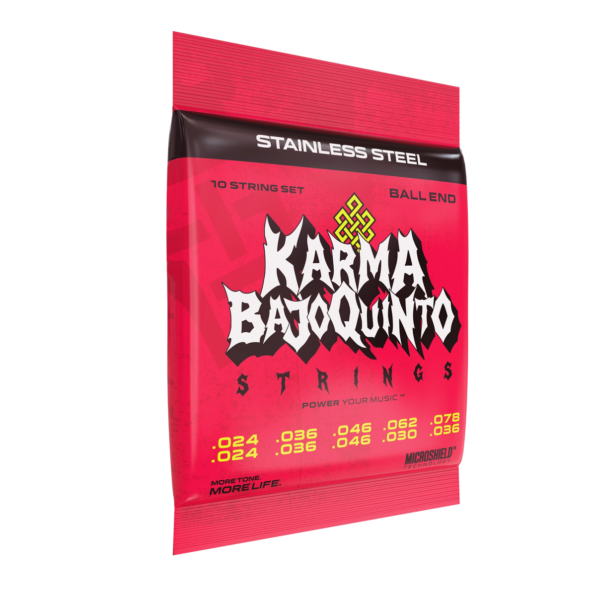 STAINLESS STEEL : Bajo Quinto Strings (Ball End) - Karma Guitars, Inc.
