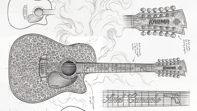 Ariel Camacho Guitar Special Edition - Karma Guitars, Inc.