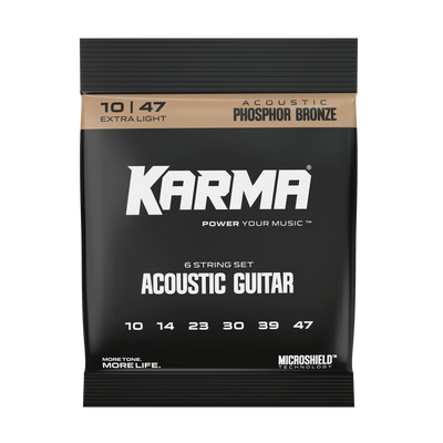 10|47 PHOSPHOR BRONZE : Acoustic Guitar Strings - Karma Guitars, Inc.