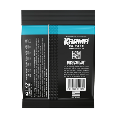 10|47 STAINLESS STEEL : Acoustic Guitar Strings - Karma Guitars, Inc.
