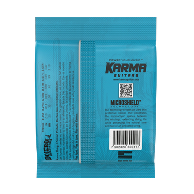 10|47 STAINLESS STEEL : Docerola Guitar Strings (Pares) - Karma Guitars, Inc.