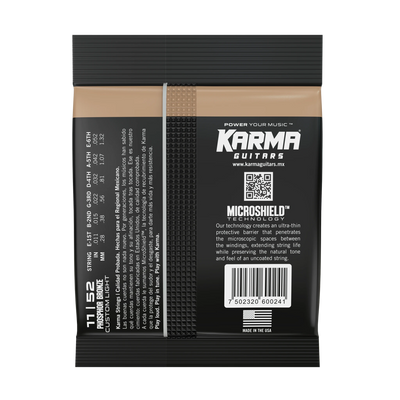 11|52 PHOSPHOR BRONZE : Acoustic Guitar Strings - Karma Guitars, Inc.
