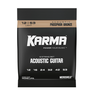12|53 PHOSPHOR BRONZE : Acoustic Guitar Strings - Karma Guitars, Inc.