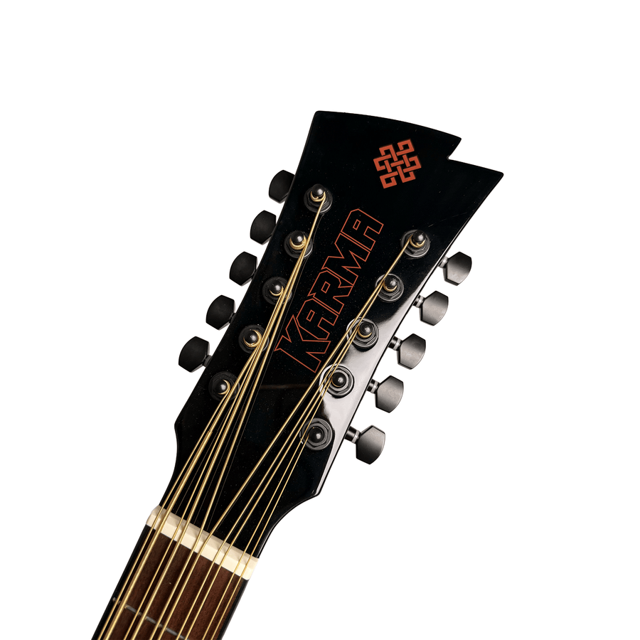 Karma Aztek BQ-OLV bajo quinto in Olive Green with hard case