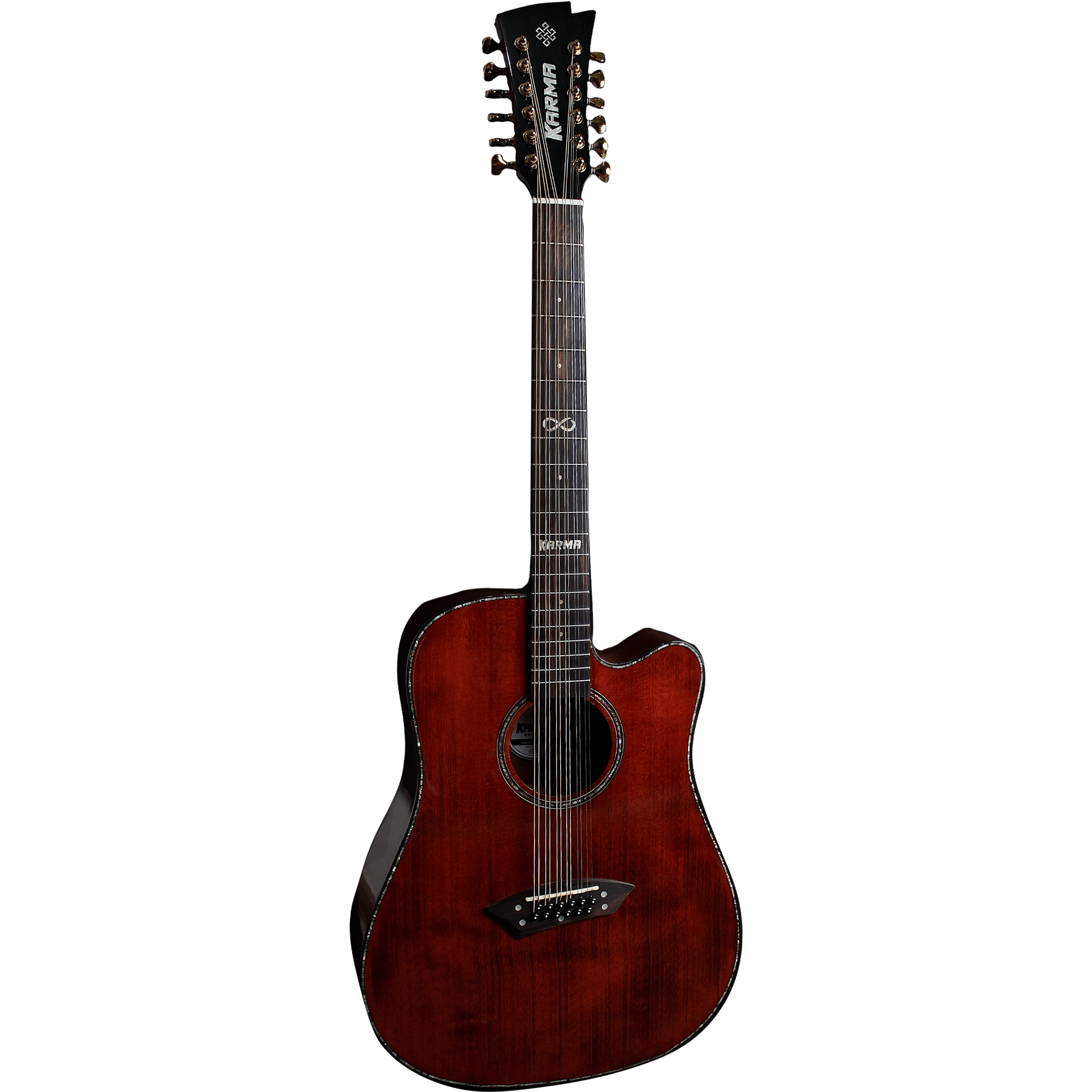 INFINITY 12 - BUR + ESTUCHE RÍGIDO - Karma Guitars, Inc.