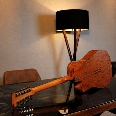 INFINITY 12 - NAT + ESTUCHE RÍGIDO | (Left - Handed) - Karma Guitars, Inc.