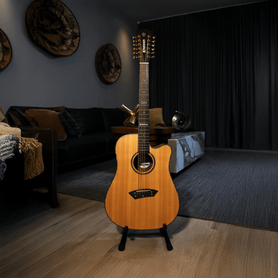 INFINITY 12 - NAT + ESTUCHE RÍGIDO | (Left - Handed) - Karma Guitars, Inc.