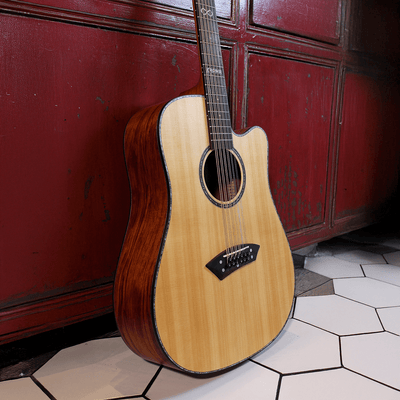 INFINITY 12 - NAT + ESTUCHE RÍGIDO | (Left - Handed) - Karma Guitars, Inc.