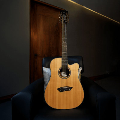 INFINITY 12 - NAT + ESTUCHE RÍGIDO | (Left - Handed) - Karma Guitars, Inc.