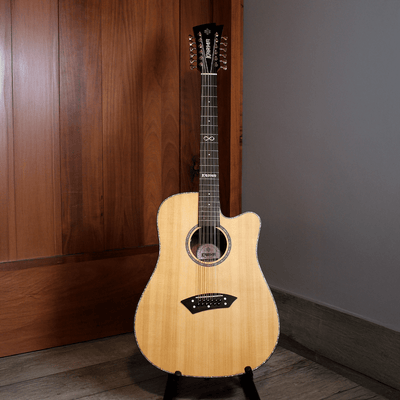 INFINITY 12 - NAT + ESTUCHE RÍGIDO | (Left - Handed) - Karma Guitars, Inc.