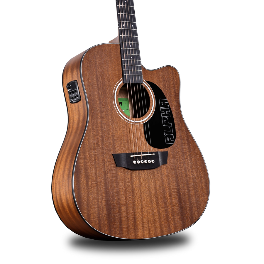 Guitarra Karma Alpha 6-NAT (armonía), caoba natural satinada