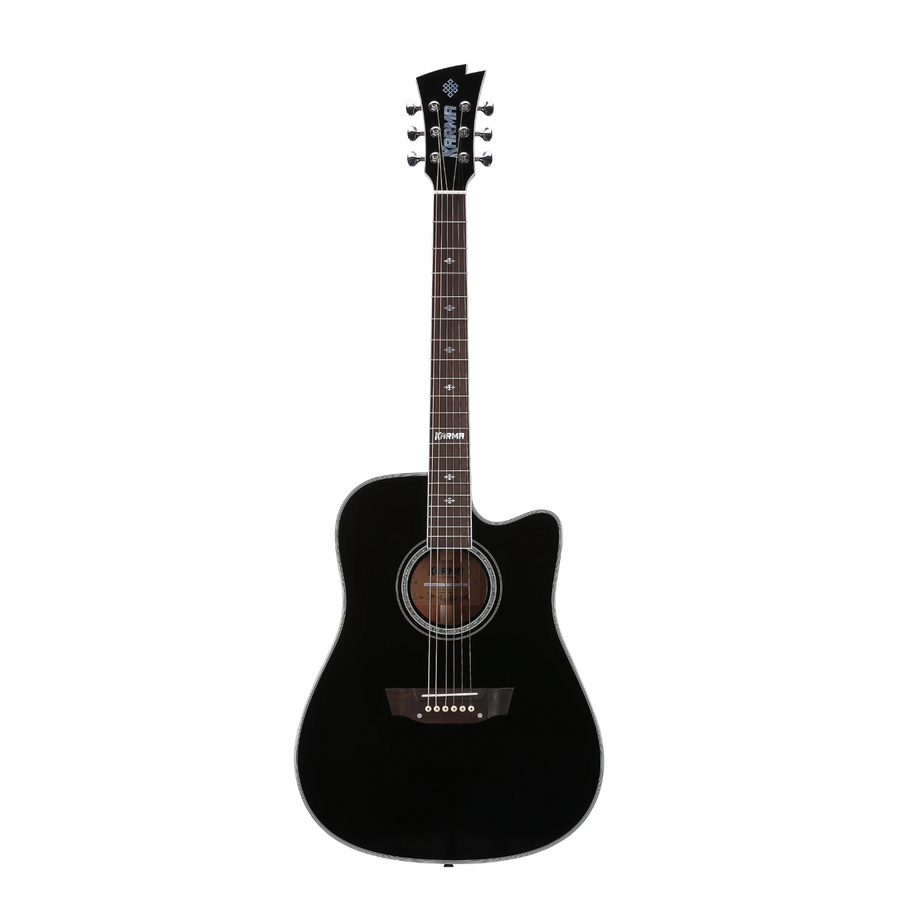 Guitarra Karma Enso 6-BLK negra (armonía), Pro Series