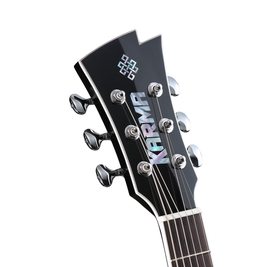 Guitarra Karma Enso 6-BLK negra (armonía), Pro Series