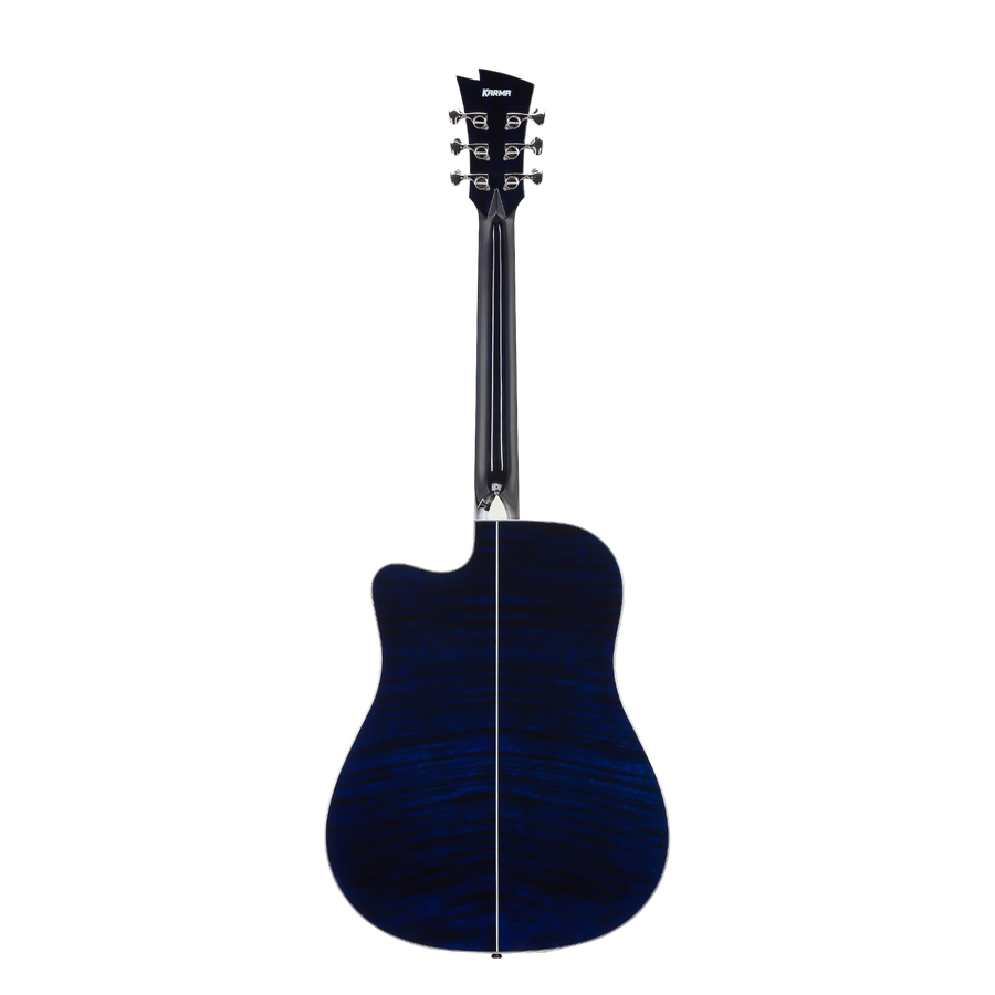 Guitarra Karma Enso 6-RB azul royal (armonía), Pro Series