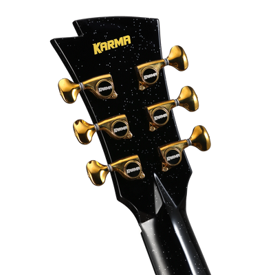 Guitarra Karma Legend 6-BLK Pro Delux Series black sparkle (armonía)