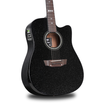 Guitarra Karma Legend 6-BLK Pro Delux Series black sparkle (armonía)