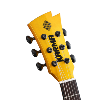 Guitarra Karma Legend 6-GLD Pro Deluxe Series Dorada sparkle (armonía)