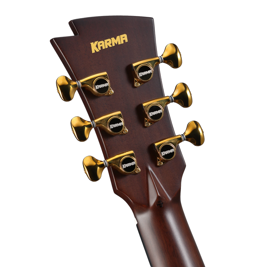 Guitarra Karma Lotus 6-AGD (armonía), acabado Aged satinado