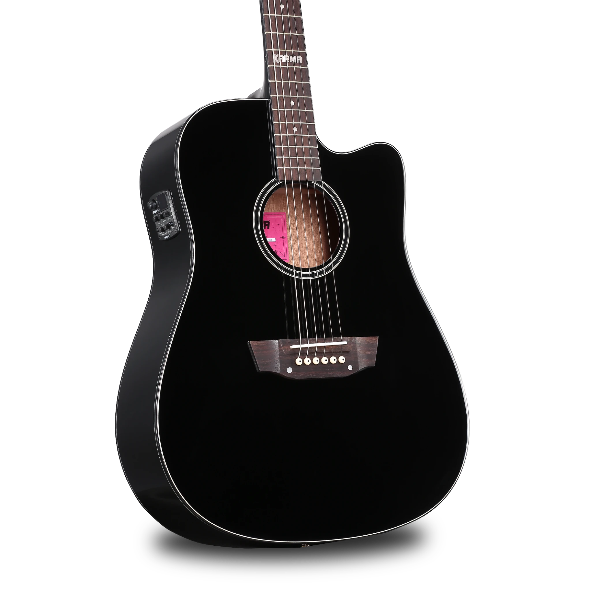 KARMA LOTUS 6-BLK 🔥 PRE-VENTA - Karma Guitars, Inc.