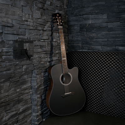 LOTUS 6 - BLK | (Left - Handed) - Karma Guitars, Inc.