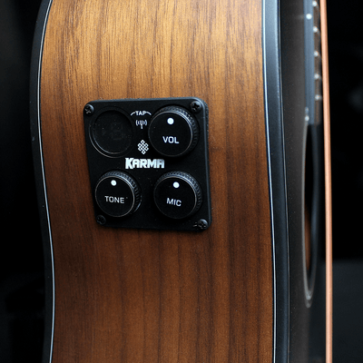 LOTUS 6 - BLK | (Left - Handed) - Karma Guitars, Inc.