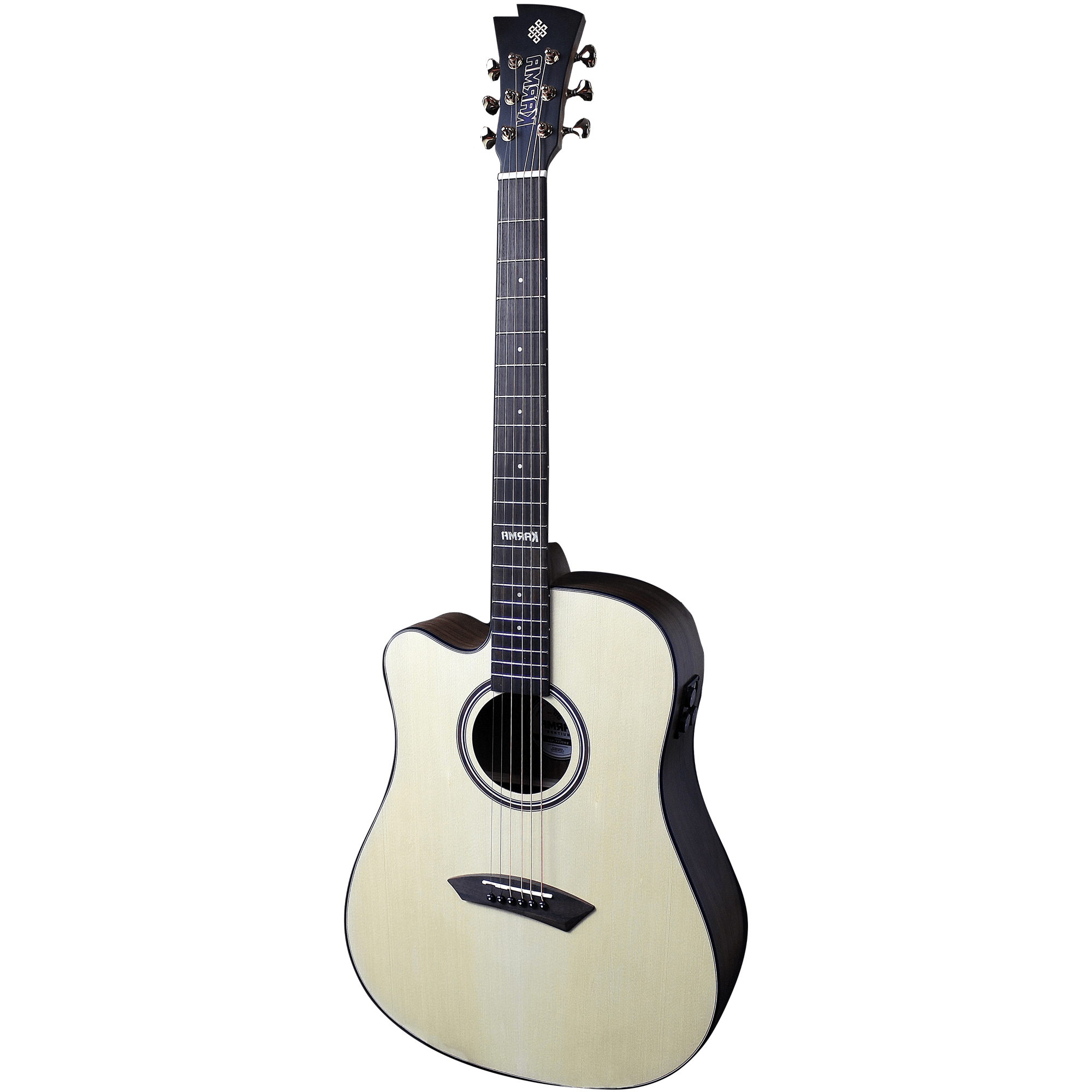 LOTUS 6 - NAT | (Left - Handed) - Karma Guitars, Inc.