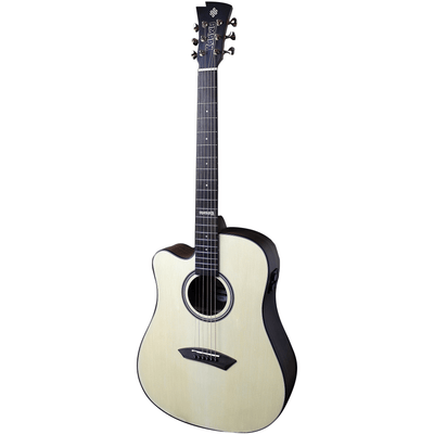 LOTUS 6 - NAT | (Left - Handed) - Karma Guitars, Inc.