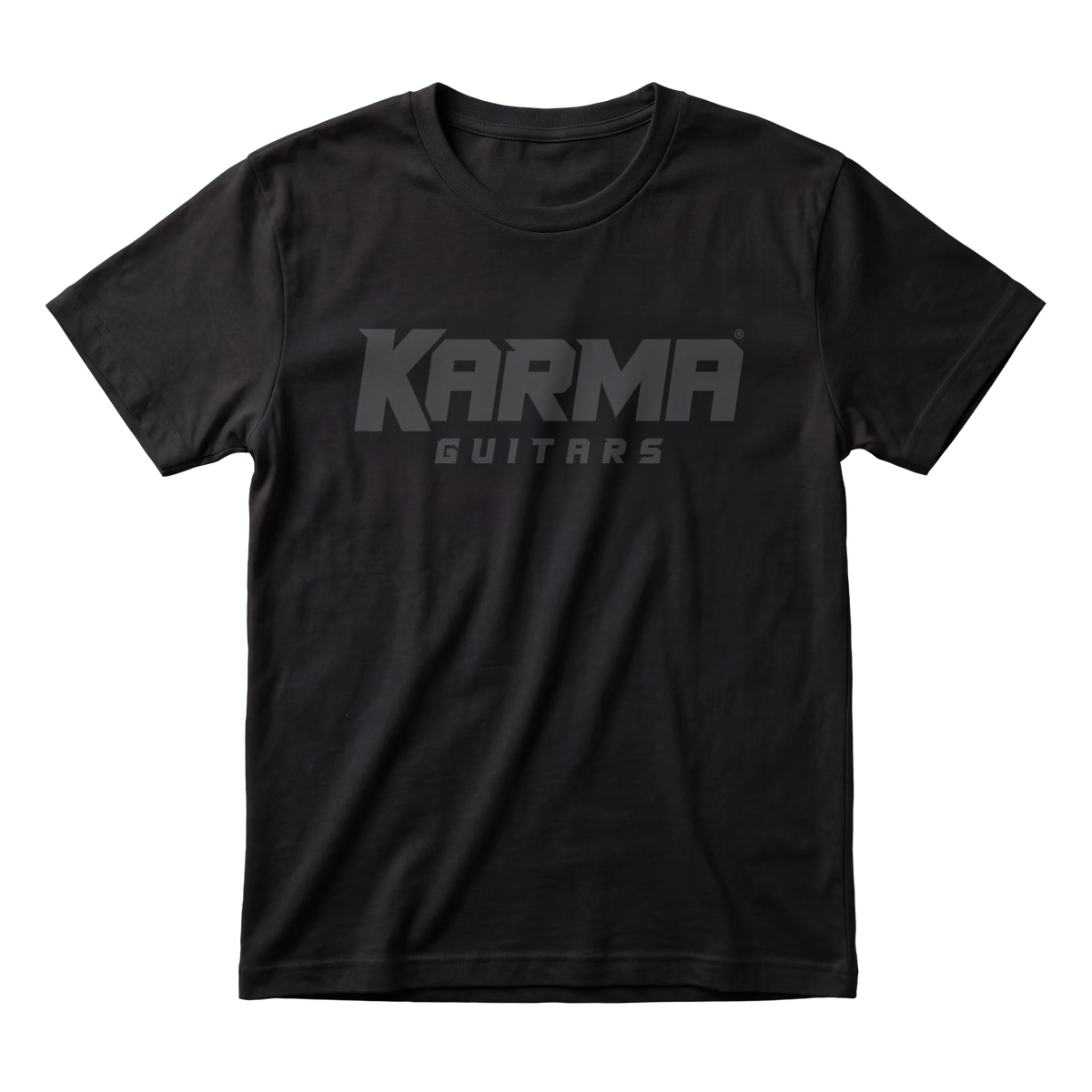 Playera Karma® Classic Logo - BLK/BLK - Karma Guitars, Inc.