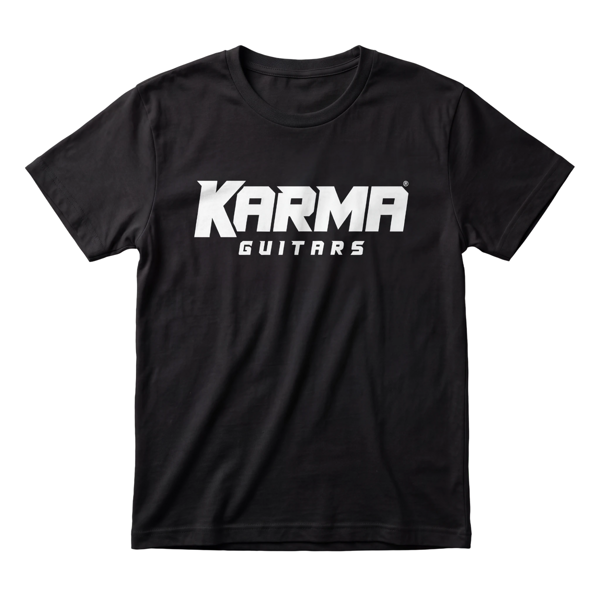 Playera Karma® Classic Logo - BLK/WHI - Karma Guitars, Inc.