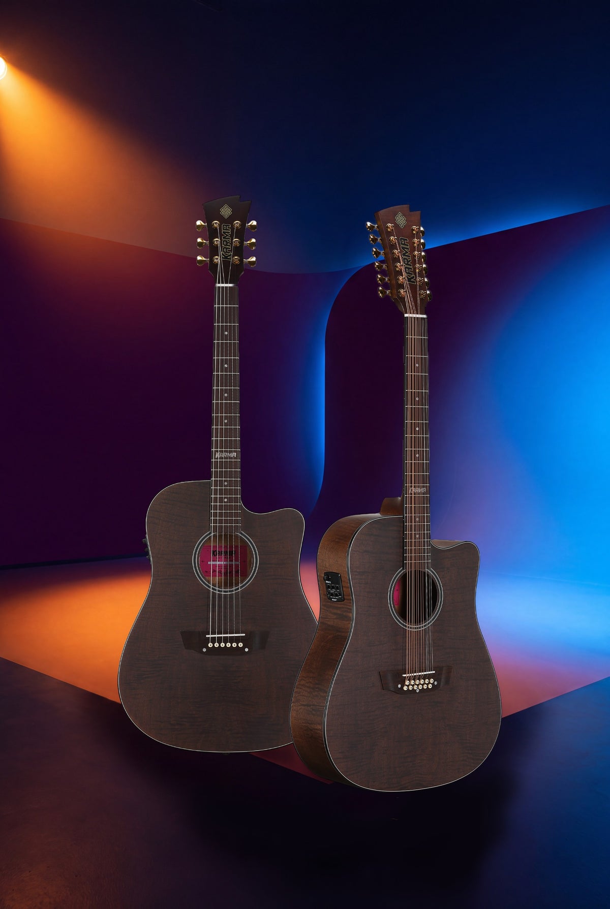 Set Karma Lotus AGD: docerola y guitarra en acabado aged